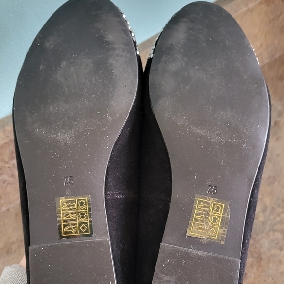 Jeffrey Campbell Ibiza Suede Studded Ballet Flats Size 7.5 - Picture 3 of 10